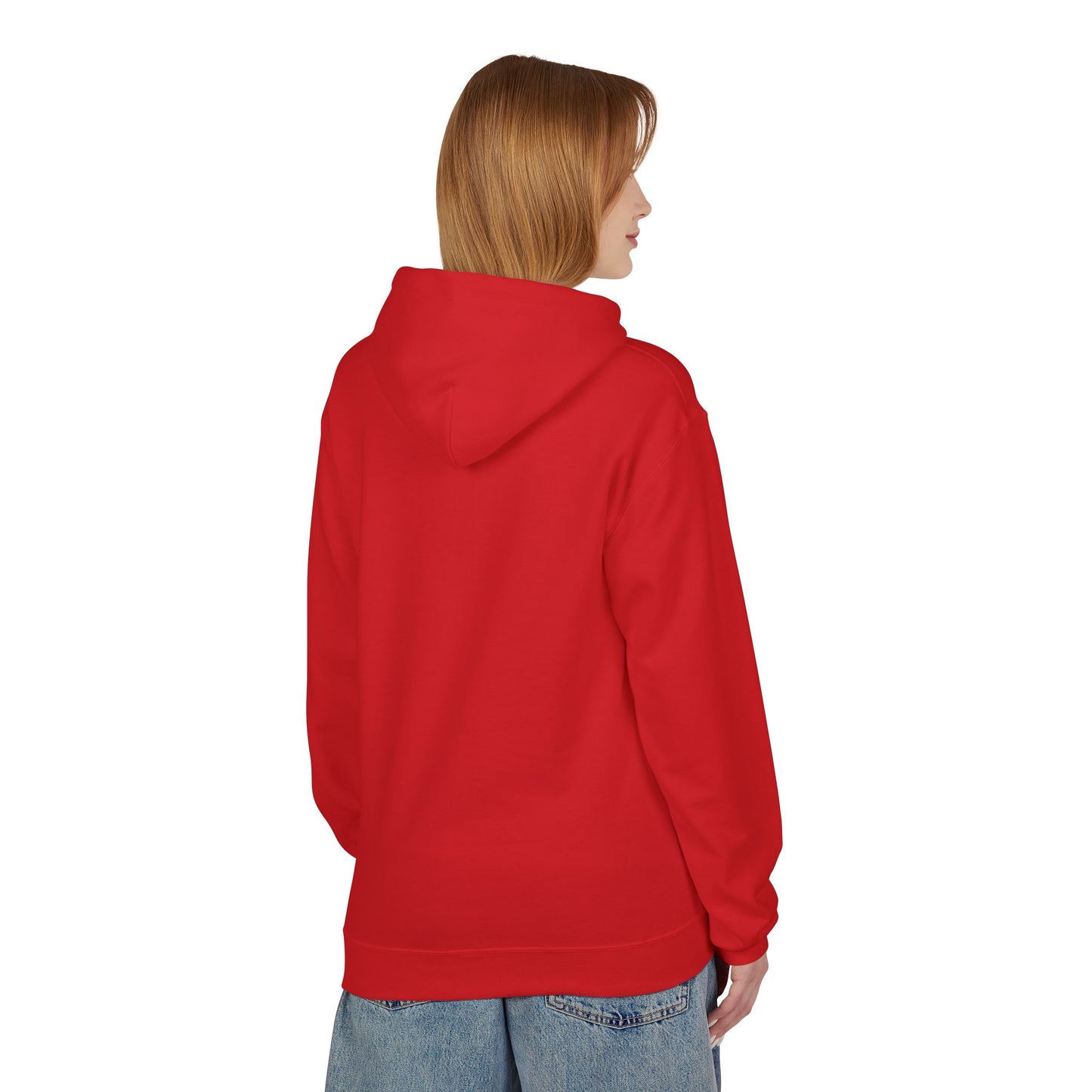 Merry Christmas Hoodie, Cozy Holiday Sweatshirt, Festive Red Fleece, Gift for Him or Her, Winter Apparel, Christmas Gift