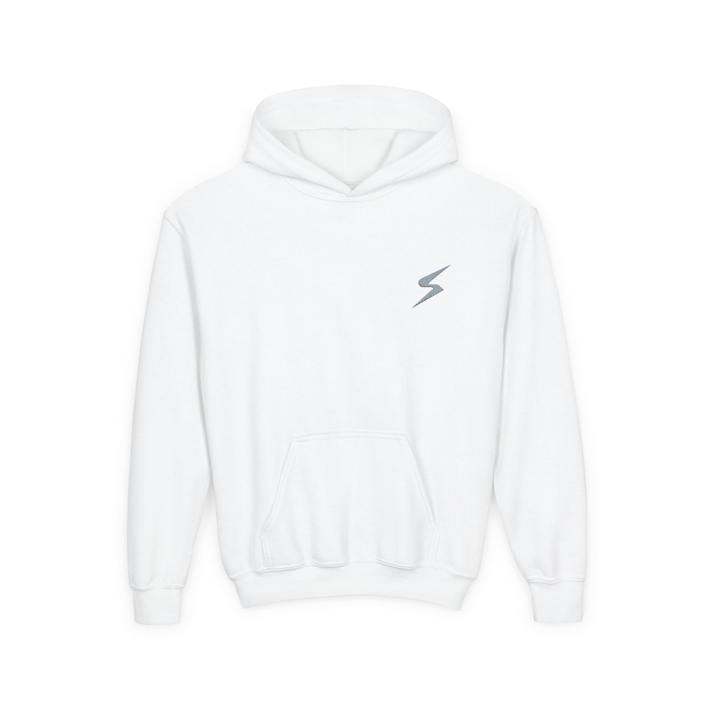 SORA Youth Heavy Blend Hooded with Lightning Bolt Design - Perfect for School, Sports, and Everyday Wear
