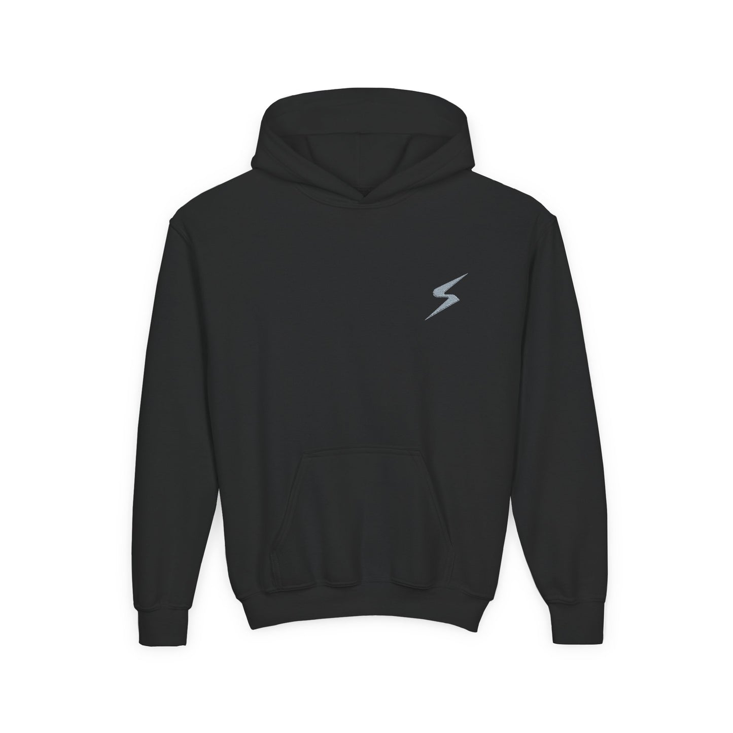 SORA Youth Heavy Blend Hooded with Lightning Bolt Design - Perfect for School, Sports, and Everyday Wear