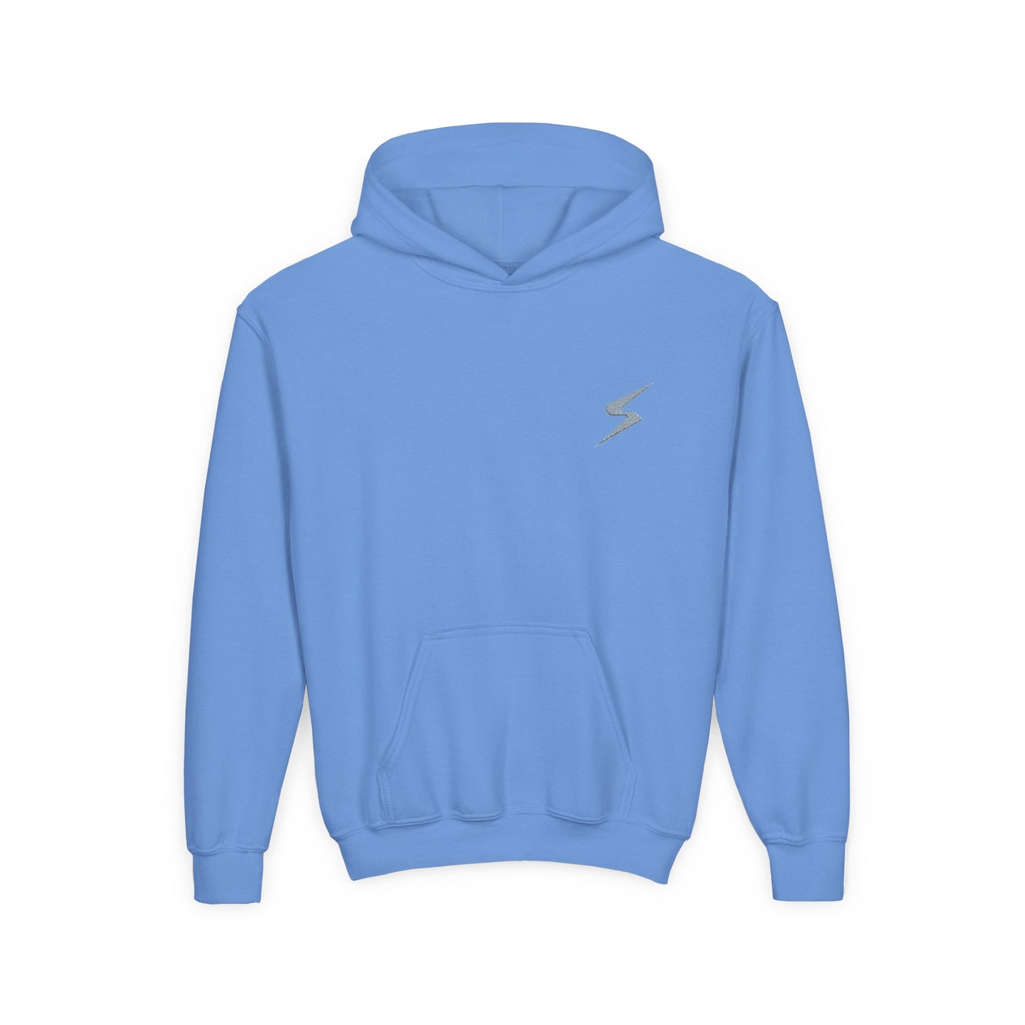 SORA Youth Heavy Blend Hooded with Lightning Bolt Design - Perfect for School, Sports, and Everyday Wear