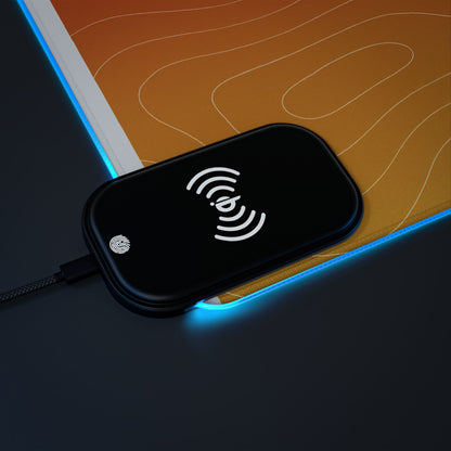 SORA RGB Wireless Charging LED Gaming Mouse Pad — Extended Desk Mat with Qi Charger