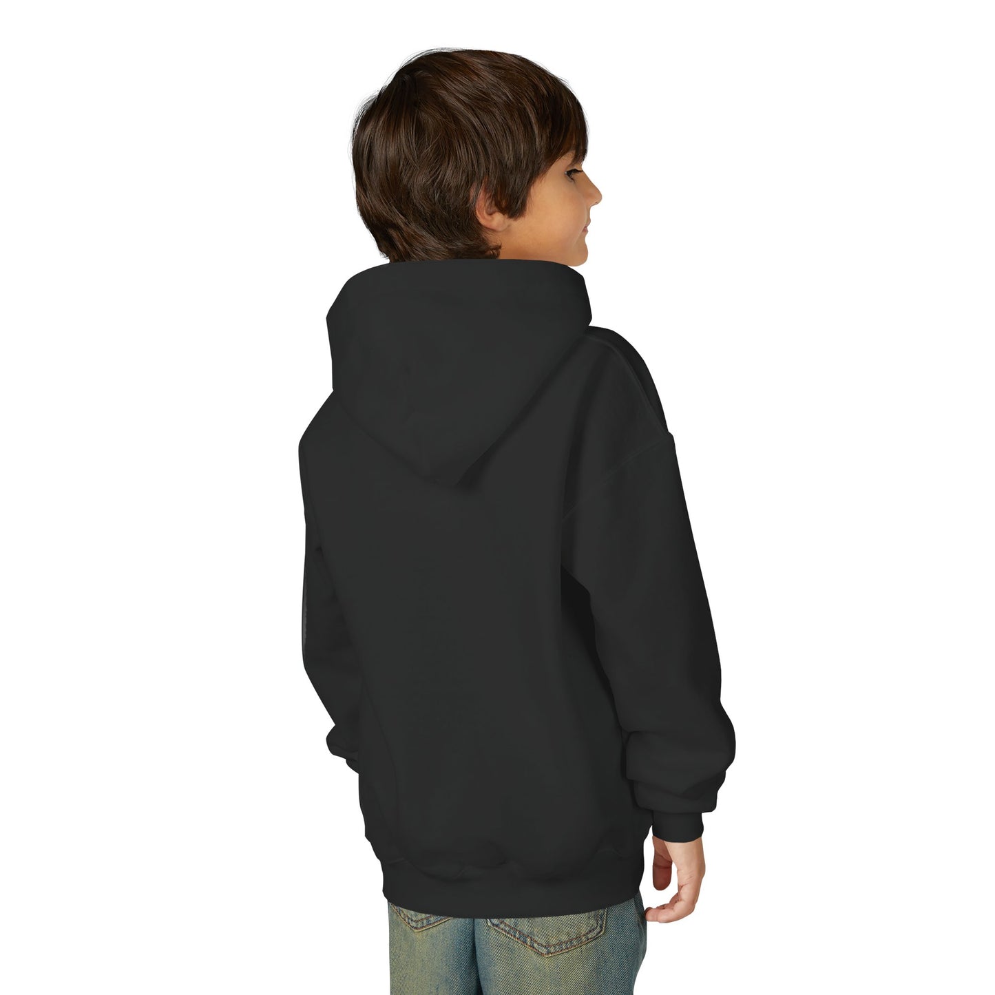 SORA Youth Heavy Blend Hooded with Lightning Bolt Design - Perfect for School, Sports, and Everyday Wear