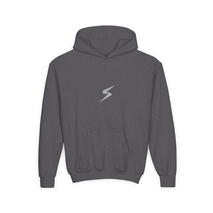 Stylish Youth Hoodie with Lightning Bolt Design Not Embordered
