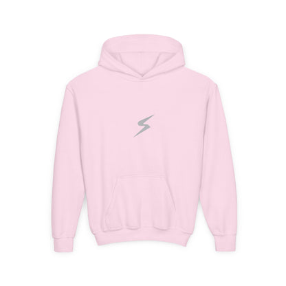 Stylish Youth Hoodie with Lightning Bolt Design Not Embordered