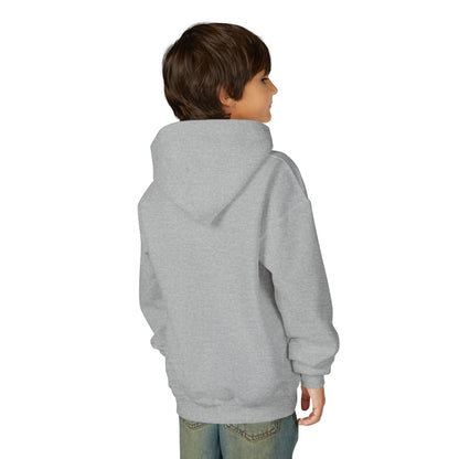 SORA Youth Heavy Blend Hooded with Lightning Bolt Design - Perfect for School, Sports, and Everyday Wear