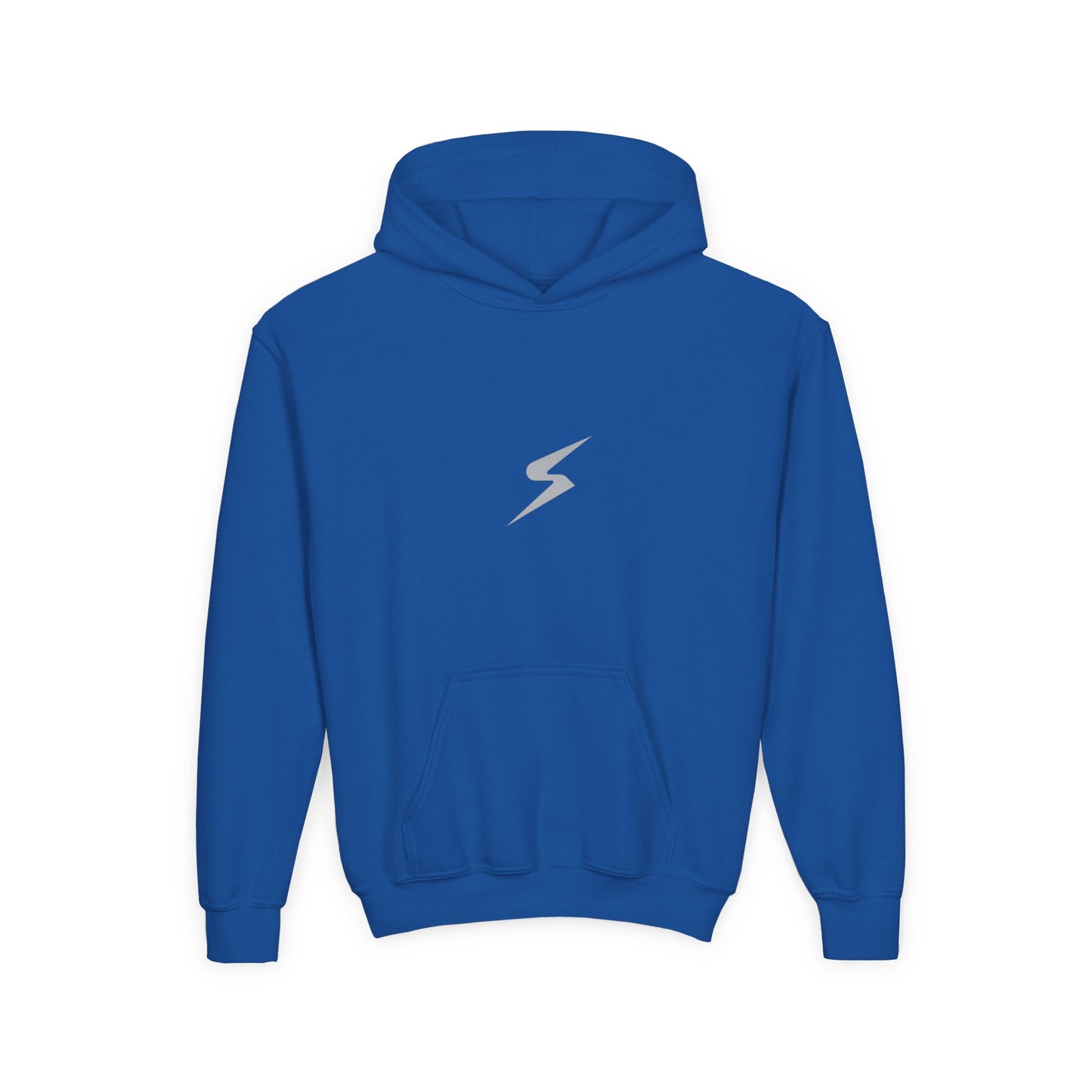 Stylish Youth Hoodie with Lightning Bolt Design Not Embordered