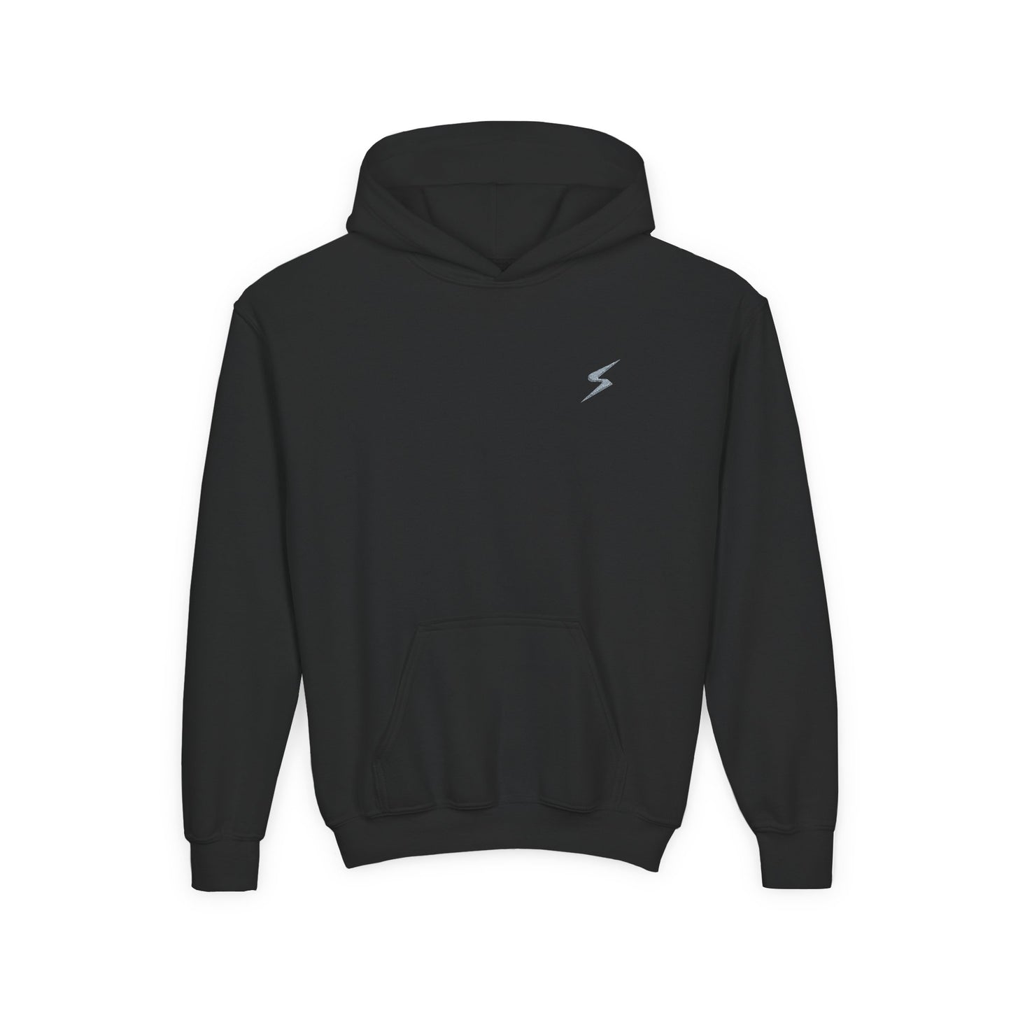 SORA Youth Heavy Blend Hooded with Lightning Bolt Design - Perfect for School, Sports, and Everyday Wear