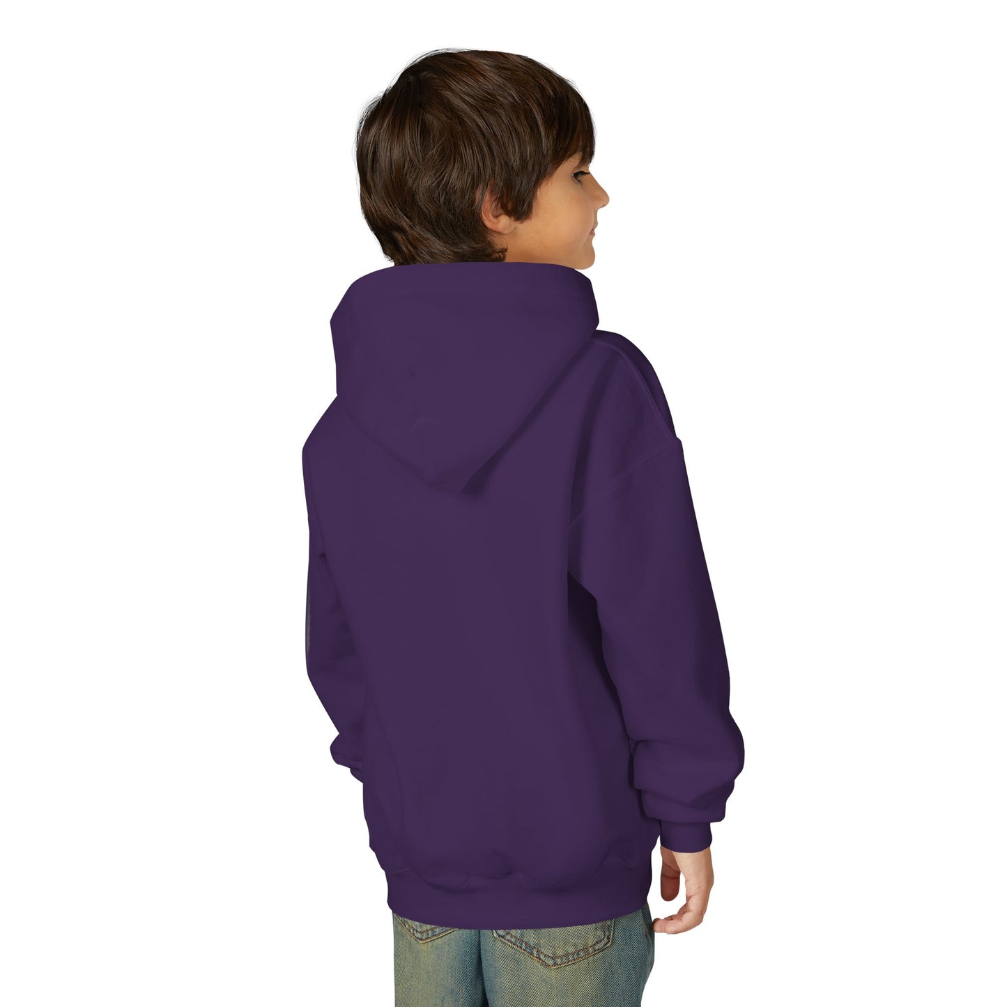 SORA Youth Heavy Blend Hooded with Lightning Bolt Design - Perfect for School, Sports, and Everyday Wear