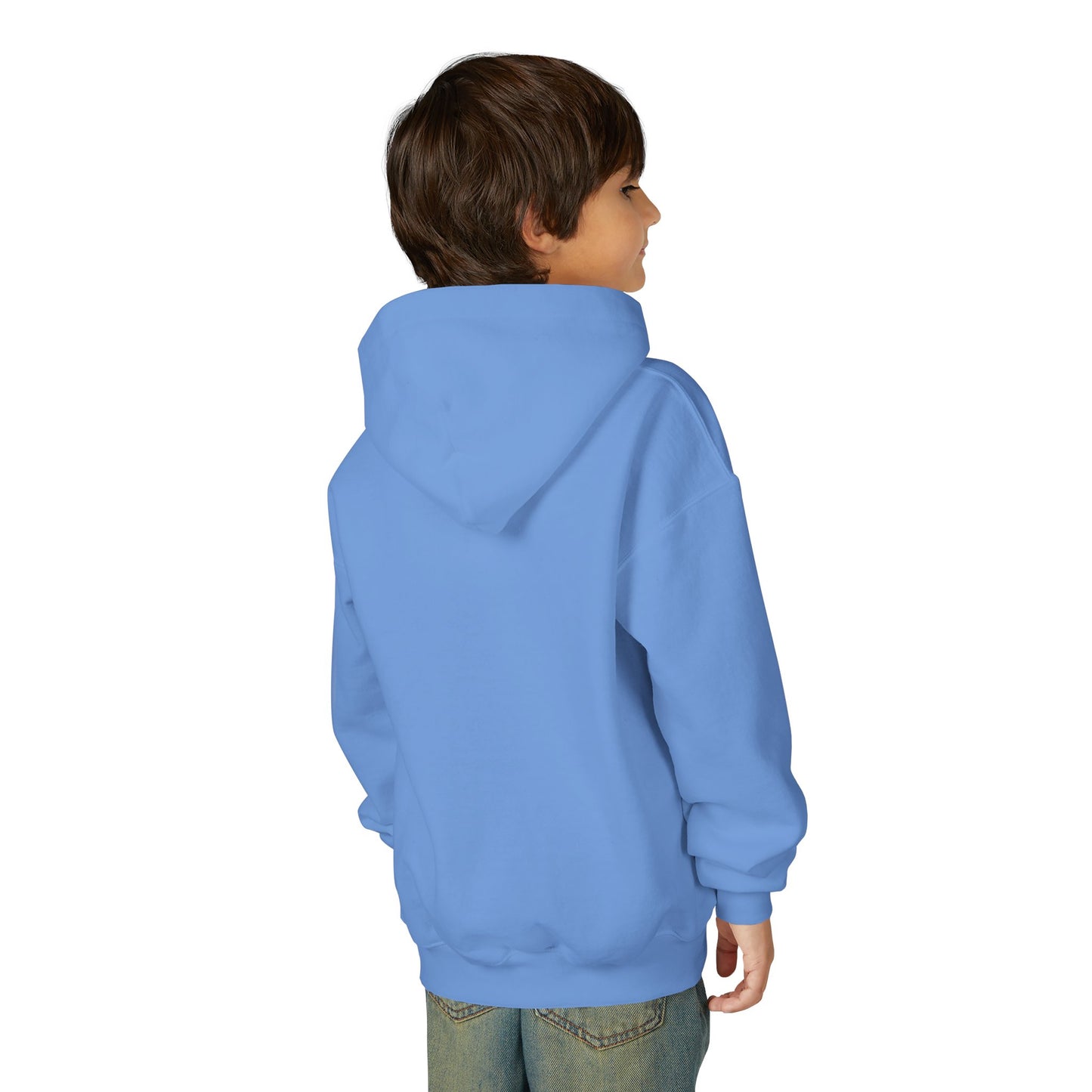SORA Youth Heavy Blend Hooded with Lightning Bolt Design - Perfect for School, Sports, and Everyday Wear