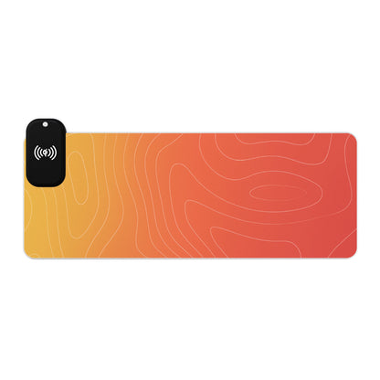 SORA RGB Wireless Charging LED Gaming Mouse Pad — Extended Desk Mat with Qi Charger