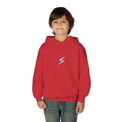 Stylish Youth Hoodie with Lightning Bolt Design Not Embordered