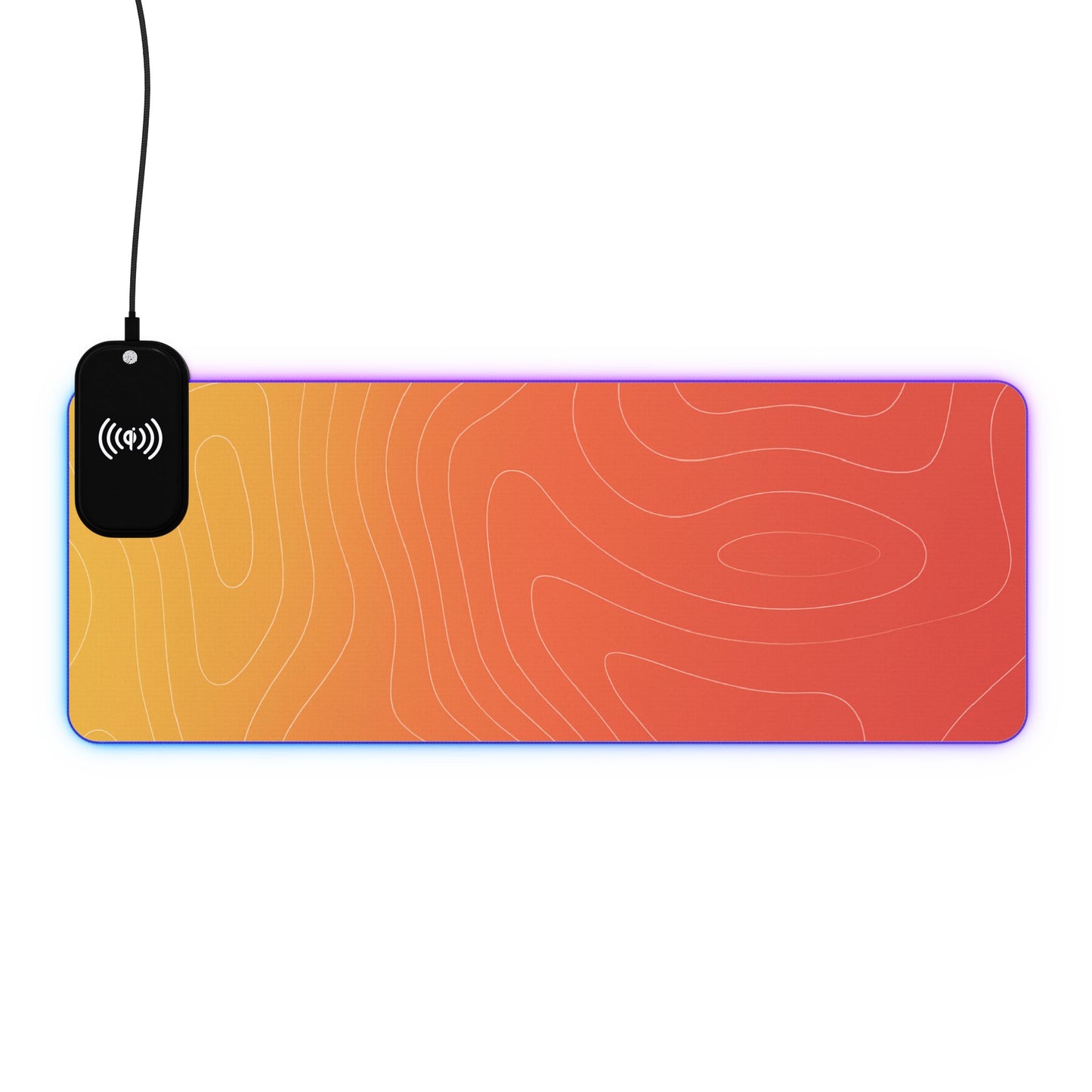 SORA RGB Wireless Charging LED Gaming Mouse Pad — Extended Desk Mat with Qi Charger