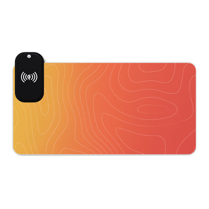 SORA RGB Wireless Charging LED Gaming Mouse Pad — Extended Desk Mat with Qi Charger