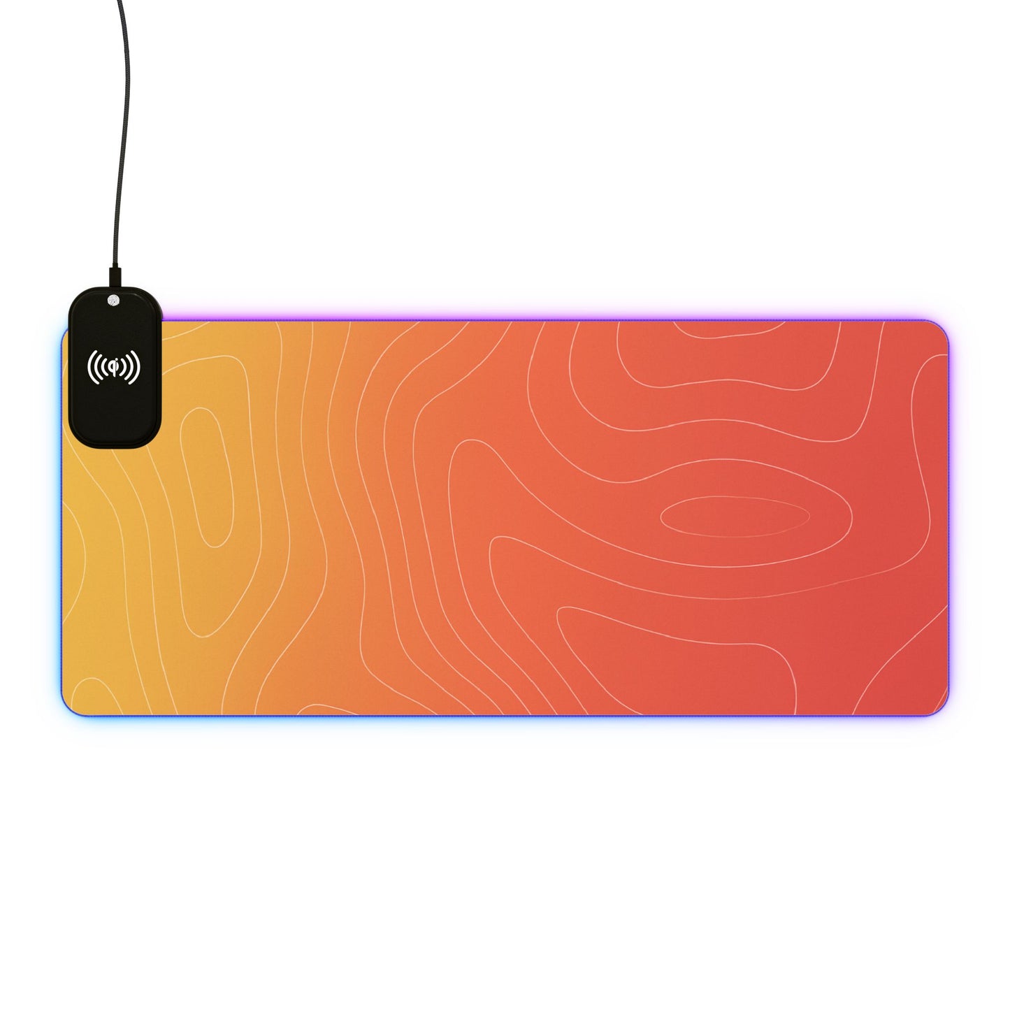 SORA RGB Wireless Charging LED Gaming Mouse Pad — Extended Desk Mat with Qi Charger