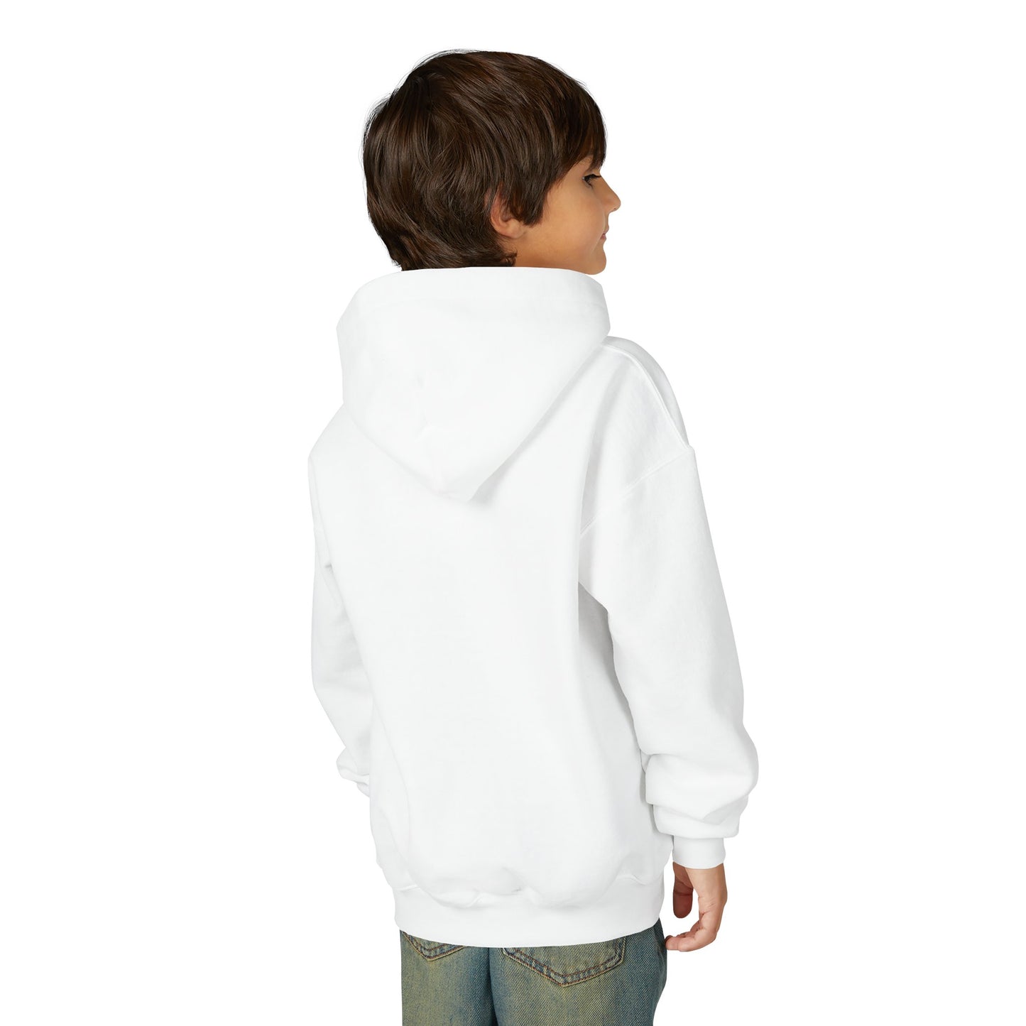 SORA Youth Heavy Blend Hooded with Lightning Bolt Design - Perfect for School, Sports, and Everyday Wear