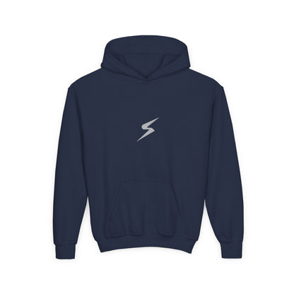 Stylish Youth Hoodie with Lightning Bolt Design Not Embordered